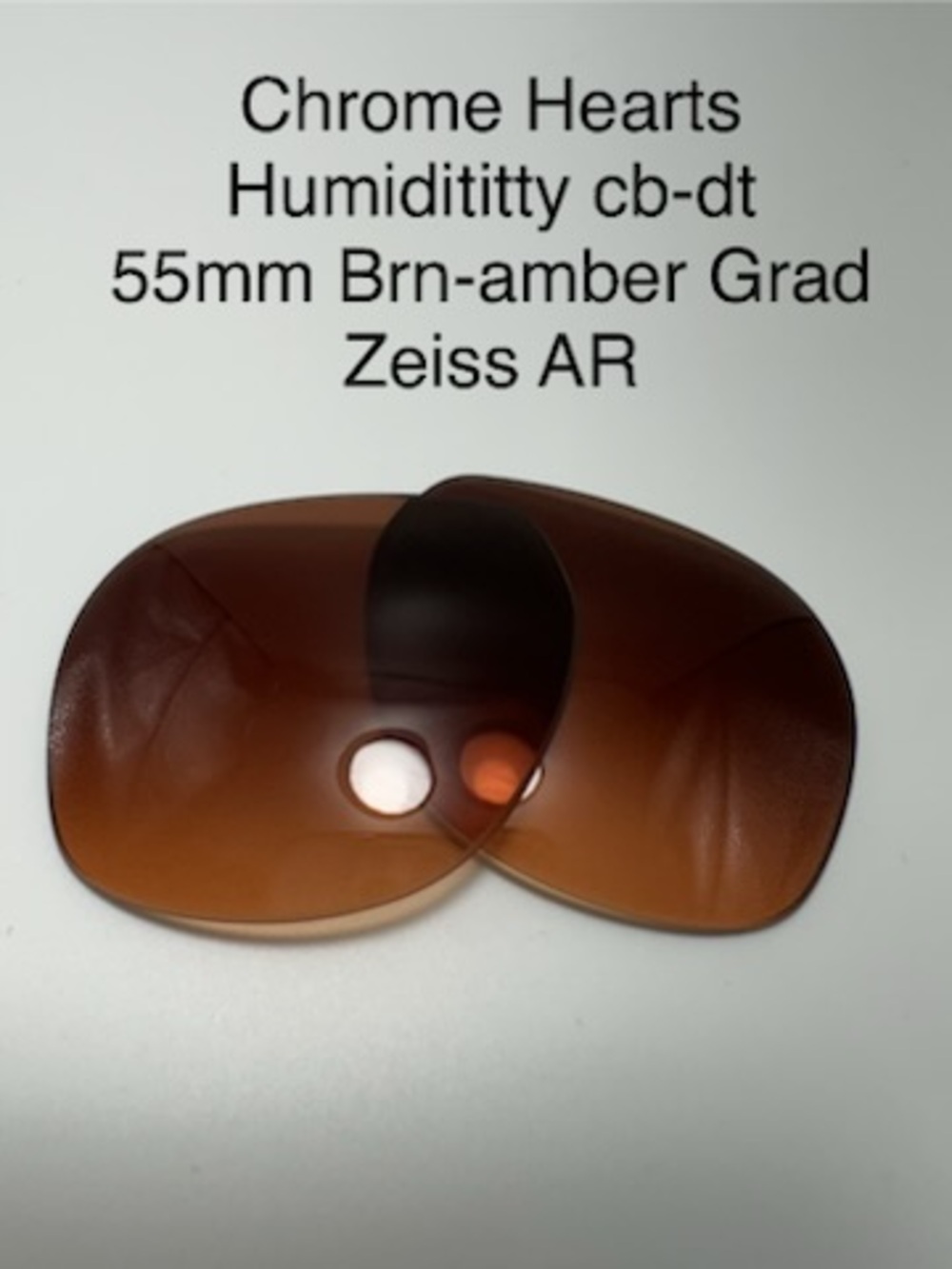 Replacement lenses for Chrome Hearts Humidititty Sunglasses 55mm